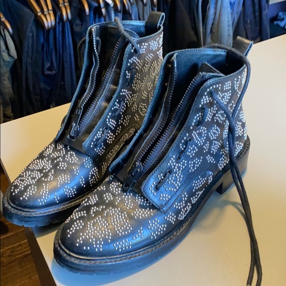 Rag & bone studded combat boots - Picture 1 of 3